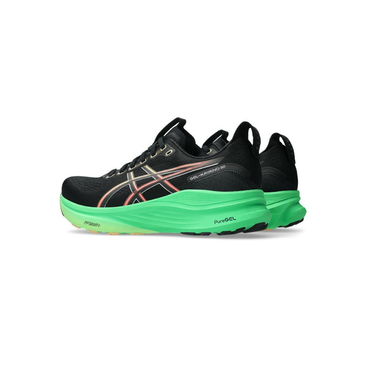 Asics Gel-Kayano 32 Nero Vital Verde - Scarpe Running Uomo
