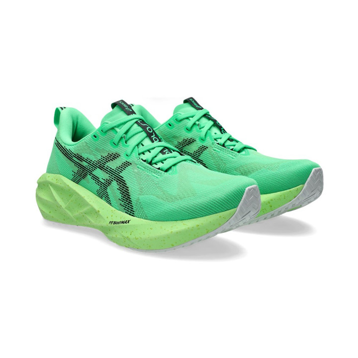 Asics Novablast 5 Vital Verde Nero - Scarpe Running Uomo