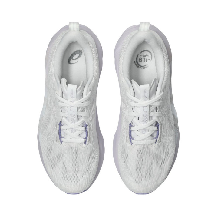 Asics Novablast 5 Bianco Lilac Hint - Scarpe Running Donna
