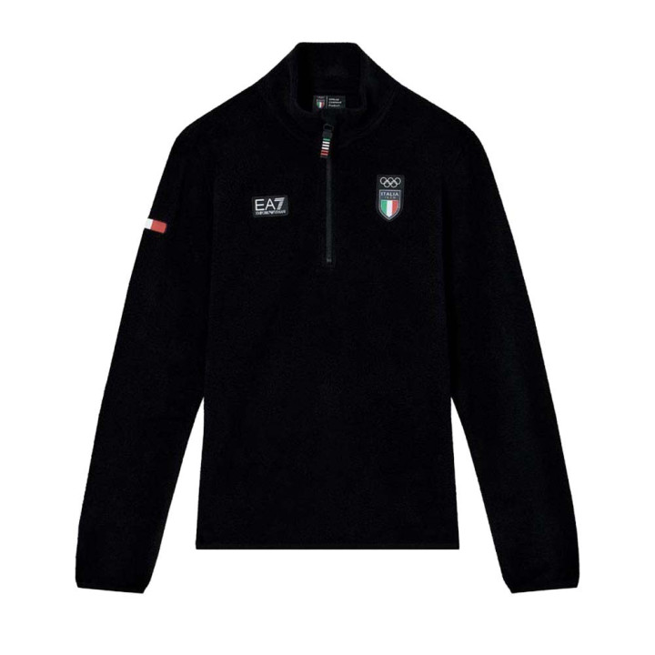 Ea7 Emporio Armani Italia Team Nero - Pile Donna