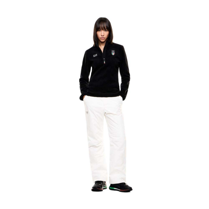 Ea7 Emporio Armani Italia Team Nero - Pile Donna