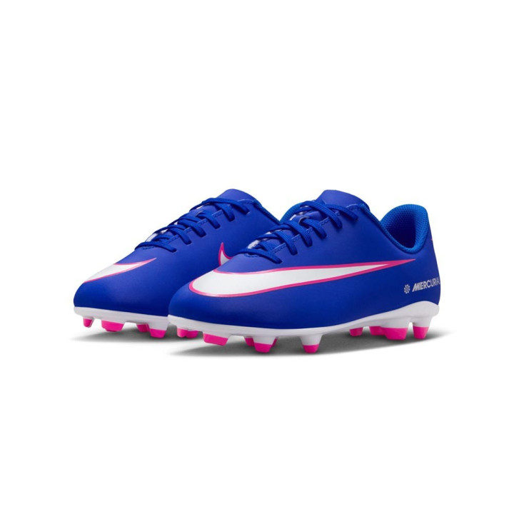 Nike Mercurial Vapor 16 Club Fg Mg Blu Bianco - Scarpe Da Calcio Bambino