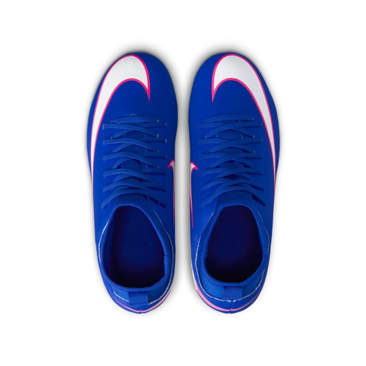 Nike Mercurial Superfly 10 Club Fg Mg Blu Bianco - Scarpe Da Calcio Bambino
