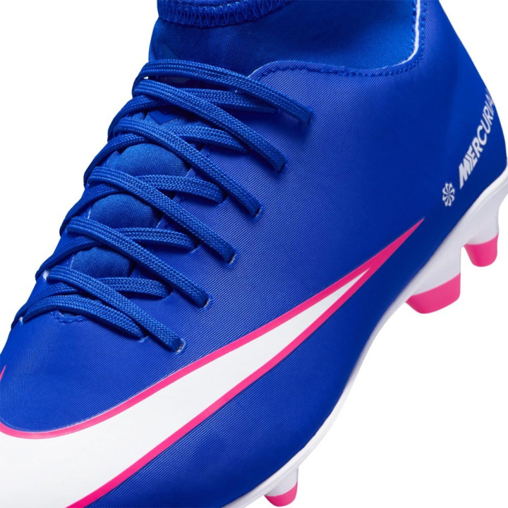 Nike Mercurial Superfly 10 Club Fg Mg Blu Bianco - Scarpe Da Calcio Bambino