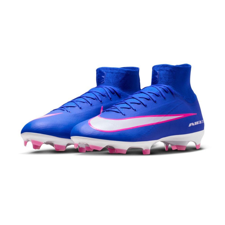 Nike Mercurial Zoom Superfly 10 Pro Fg Blu Bianco - Scarpe Da Calcio Uomo