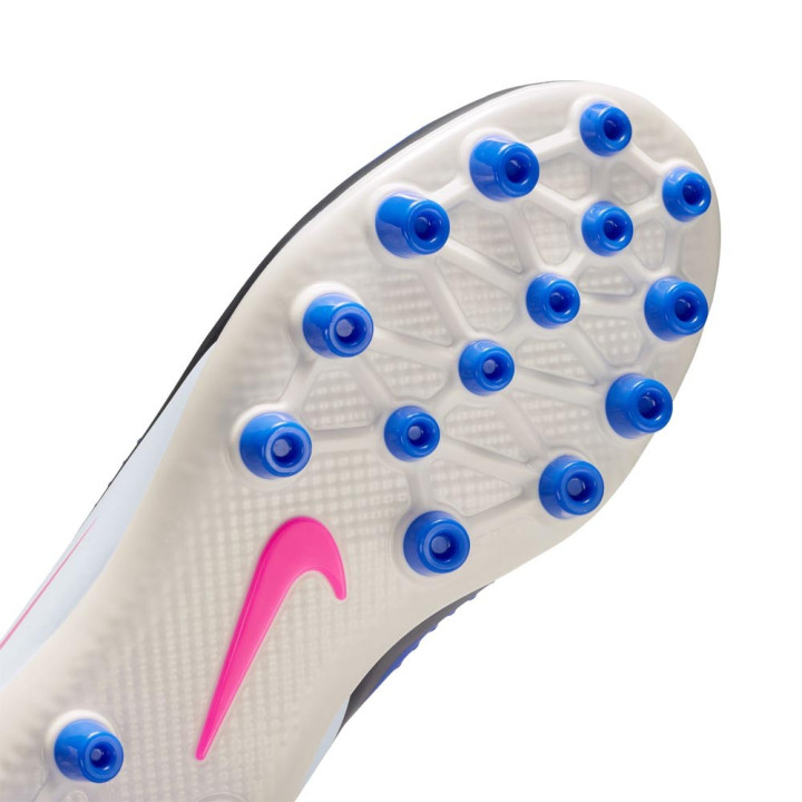 Nike Phantom 6 High Acad Fg Mg Blu Rosa Bianco - Scarpe Da Calcio Bambino