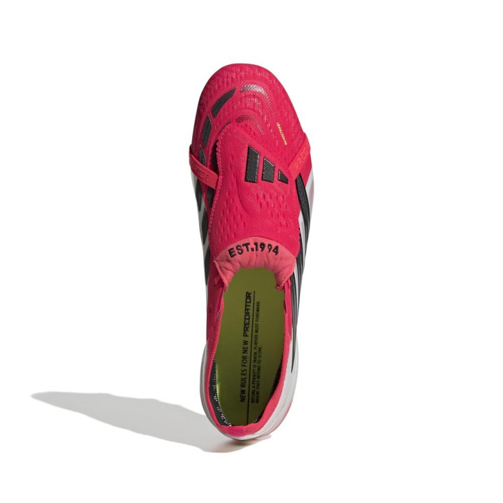ADIDAS Predator Elite Ft Fg Rosso Nero Bianco - Scarpe Da Calcio Uomo