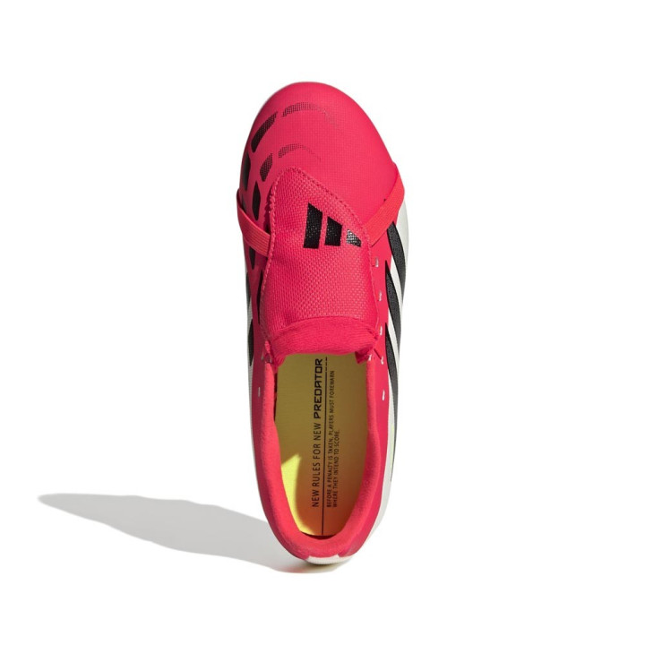 ADIDAS Predator Club Ft Fg Mg J Rosso Nero Bianco - Scarpe Da Calcio Bambino