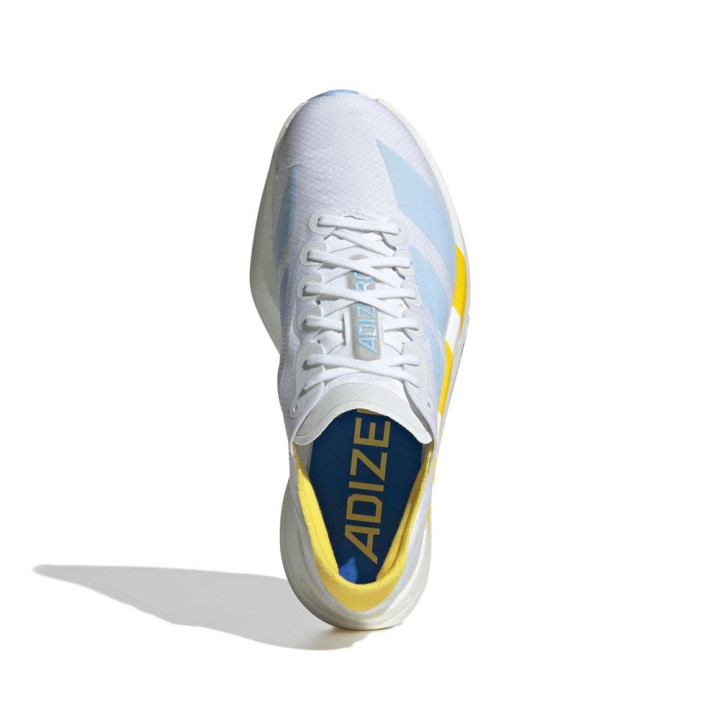 ADIDAS Adizero Adios Pro 4 Boston Bianco Blu Giallo - Scarpe Running Donna