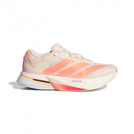 ADIDAS Adizero Boston 13 Off Bianco Lucid Arancio - Scarpe Running Donna
