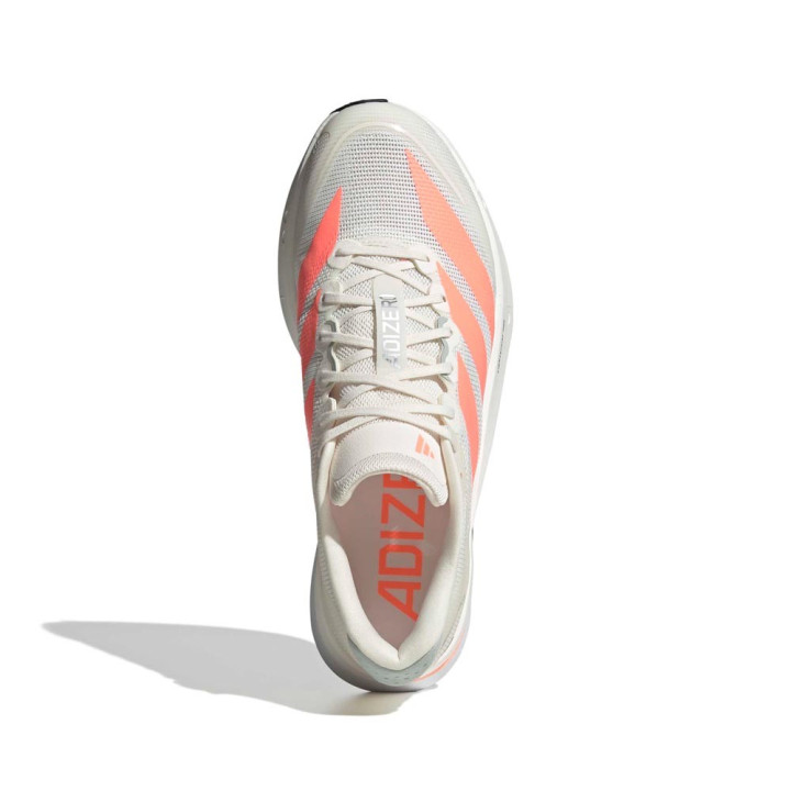 ADIDAS Adizero Boston 13 Off Bianco Lucid Arancio - Scarpe Running Uomo