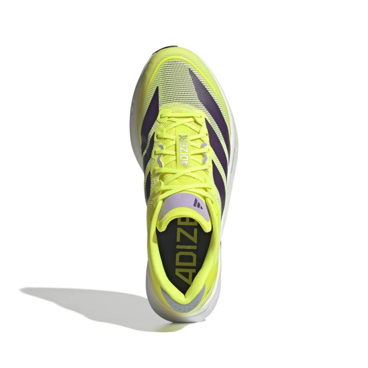 ADIDAS Adizero Boston 13 Solar Giallo Aurora Plum - Scarpe Running Uomo