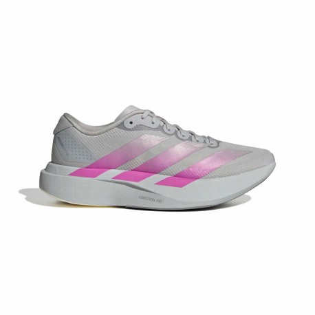 ADIDAS Adizero Evo Sl Woven Grigio Two Lucid Fuchsia - Scarpe Running Donna