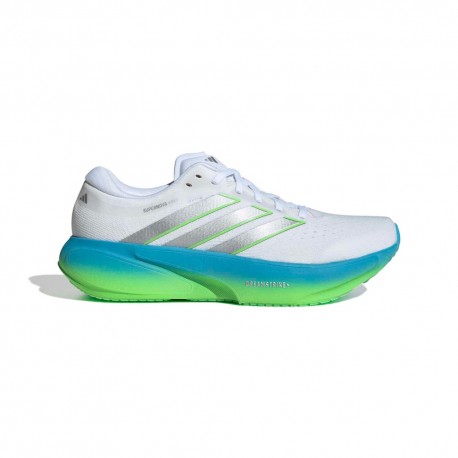 ADIDAS Supernova Rise 3 Bianco Argento Blu - Scarpe Running Uomo
