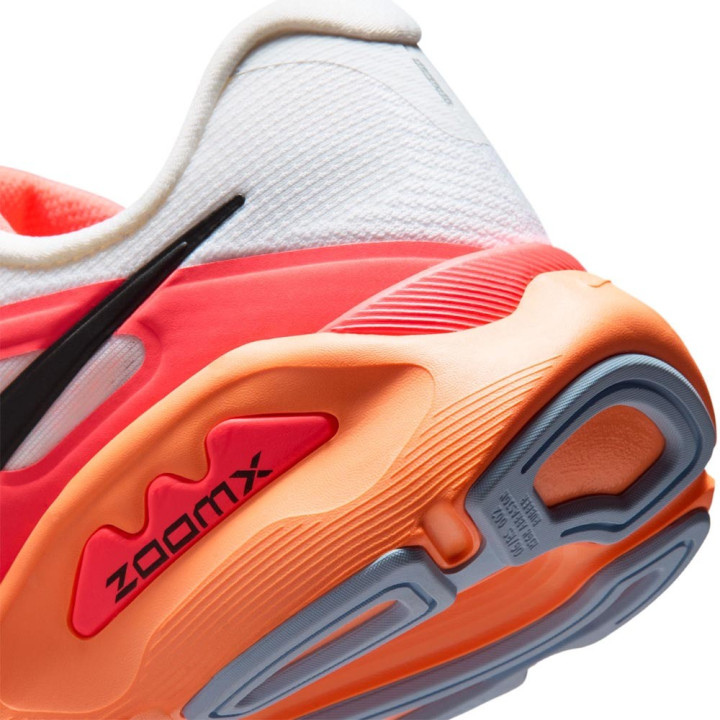 Nike Structure Plus Bianco Nero-Hot Lava - Scarpe Running Donna