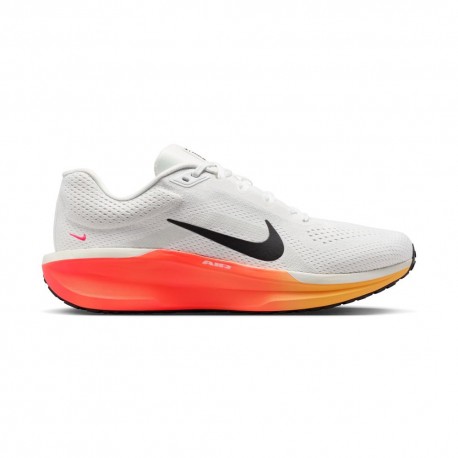 Nike Winflo 11 Bianco Bright Crimson - Scarpe Running Uomo