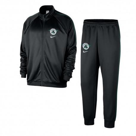 Nike Tuta Nba Boston Club Cts Nero Clover Uomo