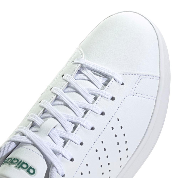 ADIDAS Advantage 2.0 Bianco Nero Verde - Sneakers Uomo