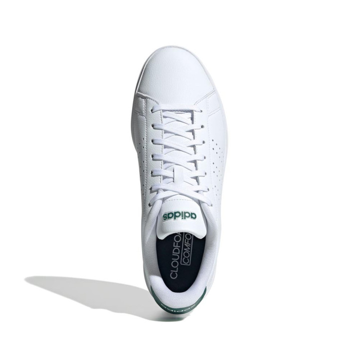 ADIDAS Advantage 2.0 Bianco Nero Verde - Sneakers Uomo