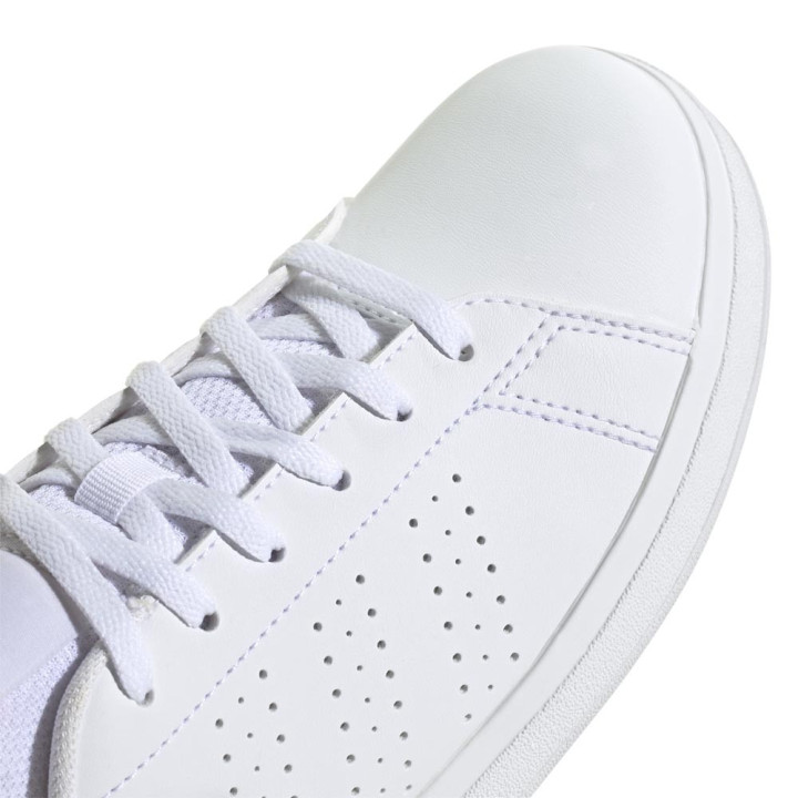 ADIDAS Advantage Base 2.0 J Gs Bianco Rosa - Sneakers Bambina