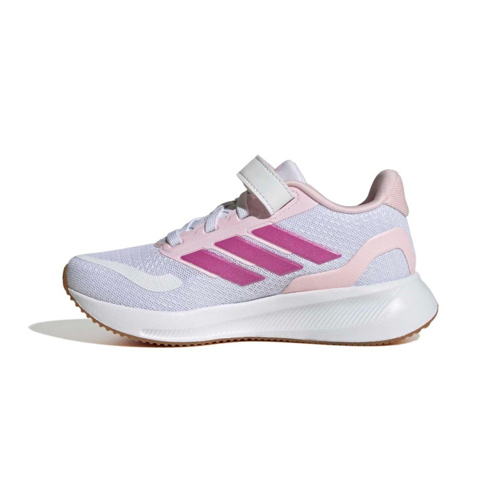 ADIDAS Runfalcon 5 El C Ps Bianco Rosa - Scarpe Ginnastica Bambina