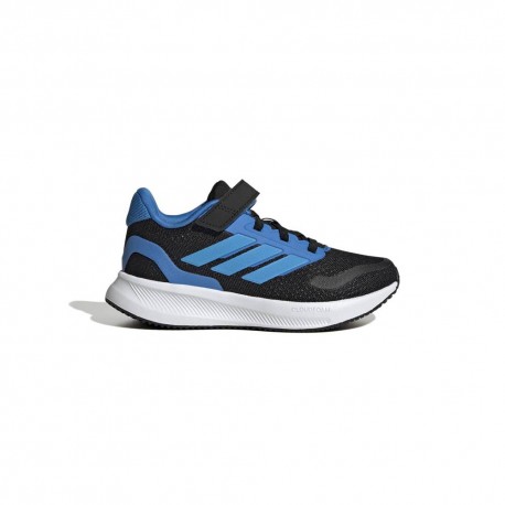 ADIDAS Runfalcon 5 El Ps Nero Sky Blu - Scarpe Ginnastica Bambino