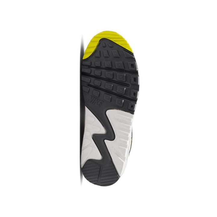 Nike Air Max 90 Gs Bianco Giallo Grigio - Sneakers Bambino