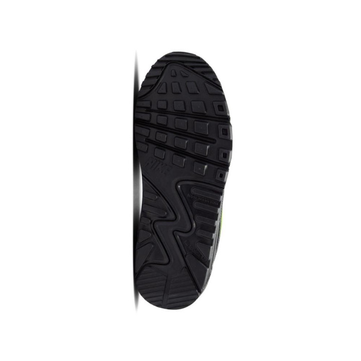 Nike Air Max 90 Gs Nero Neon Giallo - Sneakers Bambino