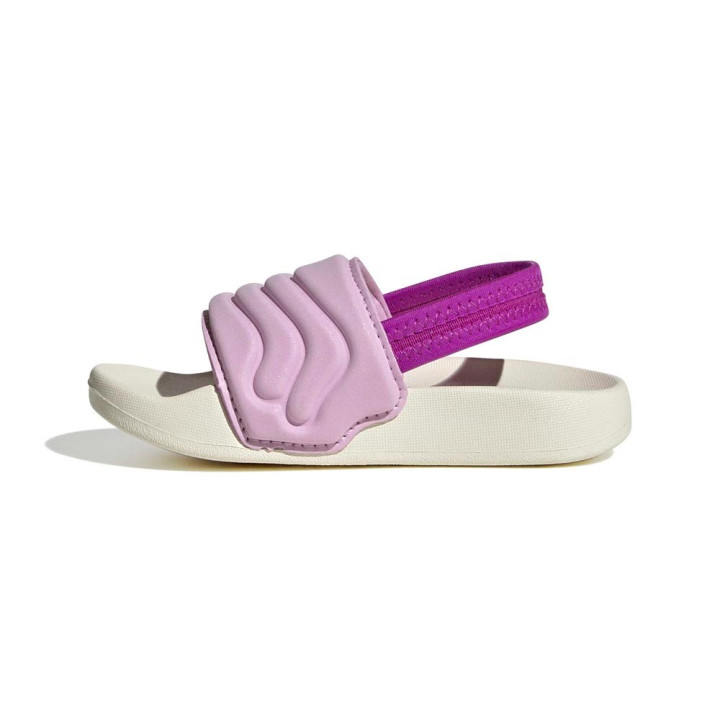 ADIDAS Adilette Estrap 2.0 I Td Bianco Purple - Ciabatte Mare Bambino