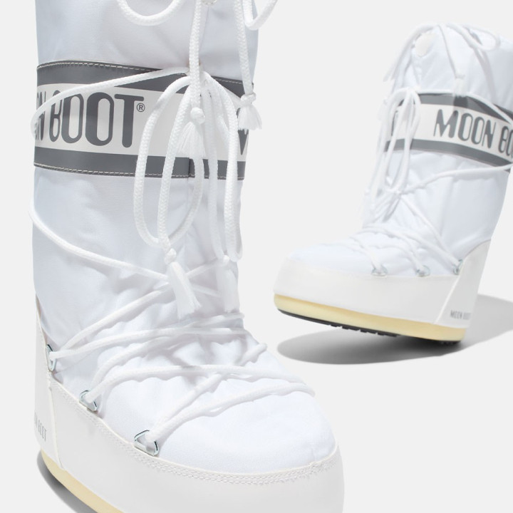 MOON BOOT ICON NYLON BIANCO - STIVALI DONNA