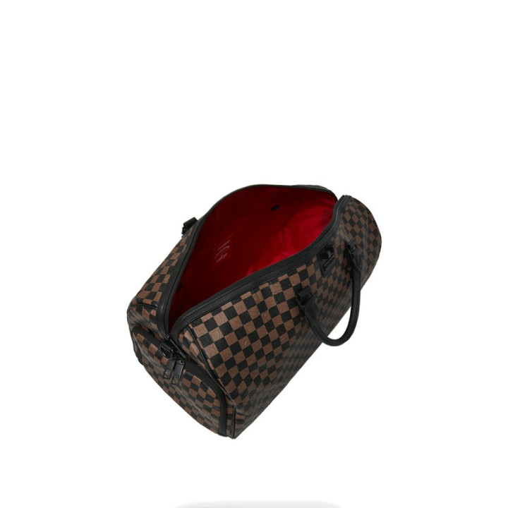 Sprayground Zaino Check 2 Emboss Shark Moro