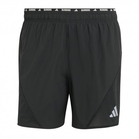 ADIDAS Pantaloncini Running Adi365Breeze Nero Bianco Uomo