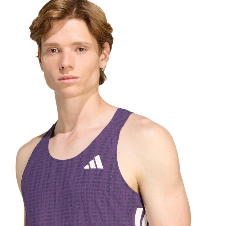 ADIDAS Canotta Running Adizero Violet Uomo
