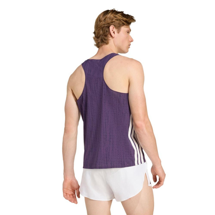 ADIDAS Canotta Running Adizero Violet Uomo