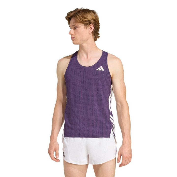 ADIDAS Canotta Running Adizero Violet Uomo