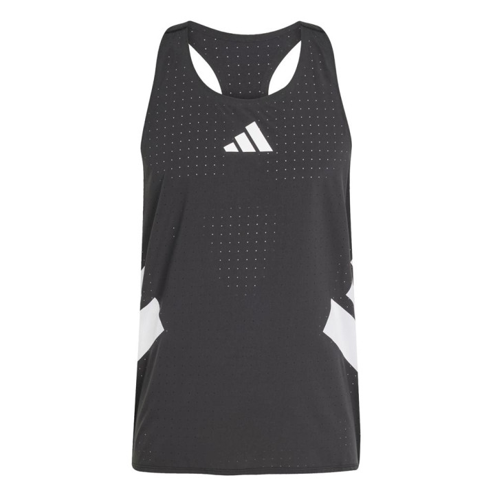 ADIDAS Canotta Running Adizero Road To Records Nero Uomo
