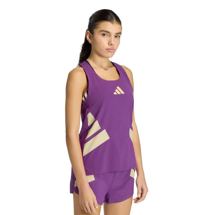 ADIDAS Canotta Running Adizero Road To Records Tripur Donna