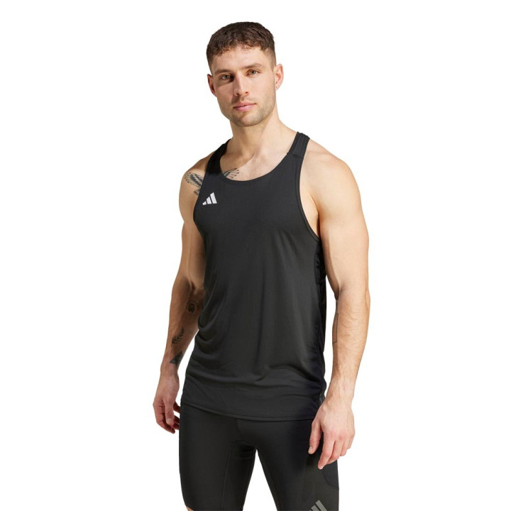 ADIDAS Canotta Running Adizero Essential Nero Uomo