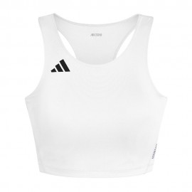 Crop Top Running Adizero Essential bianco