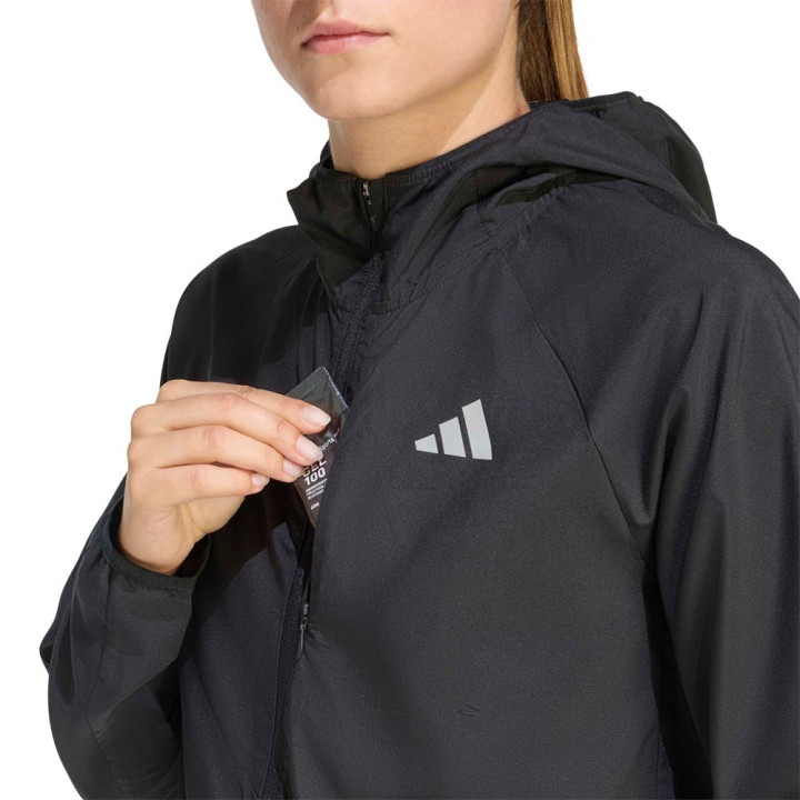 ADIDAS Giacca Running Adi365 Basic Nero Donna