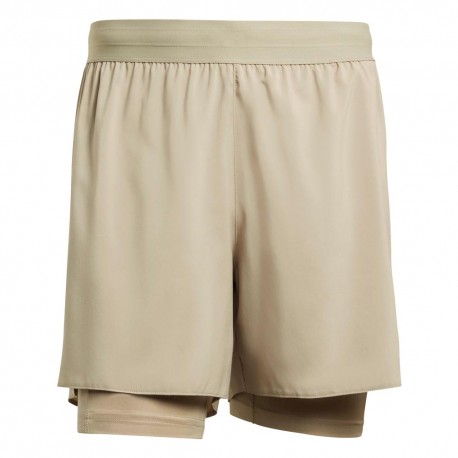ADIDAS Pantaloncini Running Adi365 Basic 2In1 Dark Verde Uomo