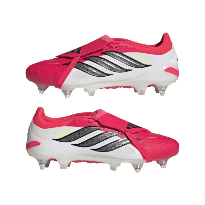 ADIDAS Predator Pro Ft Sg Rosso Nero Bianco - Scarpe Da Calcio Uomo