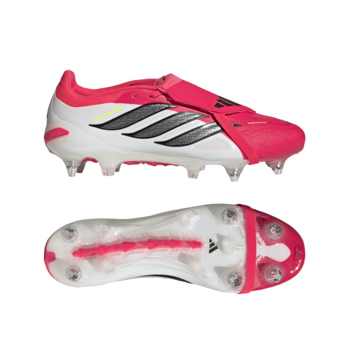 ADIDAS Predator Pro Ft Sg Rosso Nero Bianco - Scarpe Da Calcio Uomo