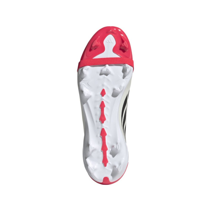 ADIDAS Predator League Ft Fg J Rosso Nero Bianco - Scarpe Da Calcio Bambino