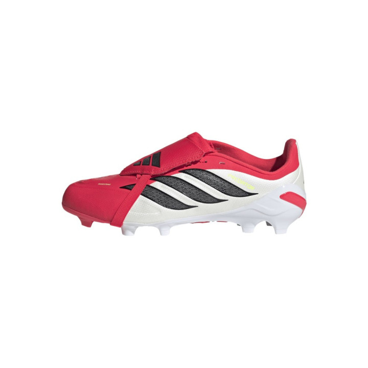 ADIDAS Predator League Ft Fg J Rosso Nero Bianco - Scarpe Da Calcio Bambino