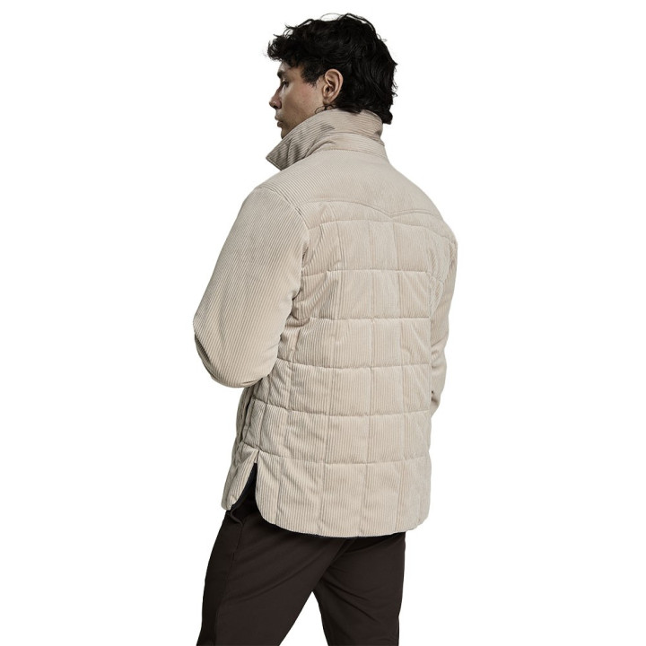 Iceport Giacca Camicia Courma Velluto Beige Uomo