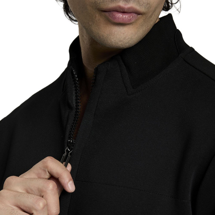 Iceport Felpa Con Zip Nero Uomo