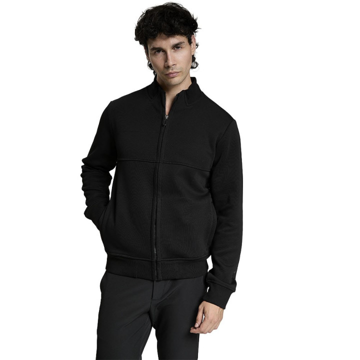 Iceport Felpa Con Zip Nero Uomo