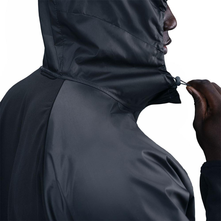 Nike Giacca Running Miler Rpl Winterized Nero Argento Uomo