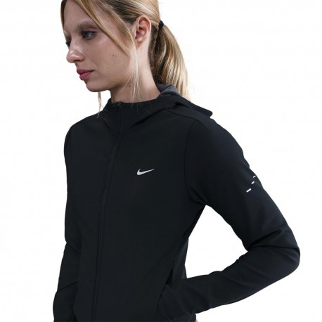 Nike Giacca Running Swift Tf Fill Nero Argento Donna